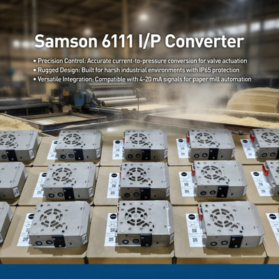 SAMSON 6111 I/P Converter Electro Pneumatic Converter Current Pressure Signal Converter