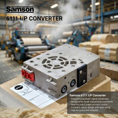 SAMSON 6111 Konverter Elektro Pneumatik Industri Konverter Sinyal I/P 4-20mA Katup Kontrol