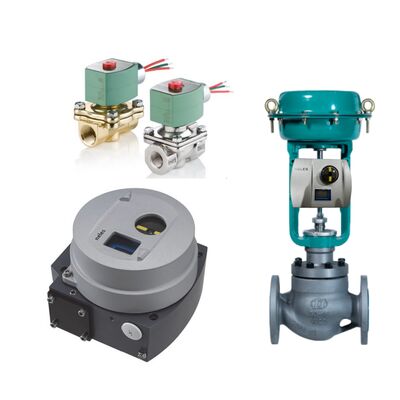 Chuanyi Chinese Control Valve dengan Valmet Neles ND9000 Series Smart Valve Positioner dengan ASCO Solenoid Valve