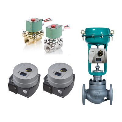 Chuanyi Chinese Control Valve dengan Valmet Neles ND9000 Series Smart Valve Positioner dengan ASCO Solenoid Valve