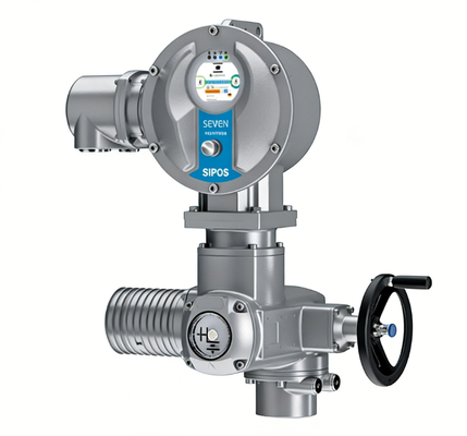 SIPOS SEVEN 2SQ7 Electric Actuator with KOSO 620S Triple Eccentric Butterfly Valve Thermal Power Petrochemical