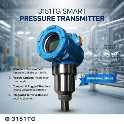 Stok SAIC 3151TG 3151GP 3151AP 1151GP 1151AP China OEM Ulir Digital Smart Pressure Transmitter HART