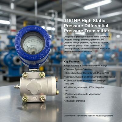 Cina SAIC 3151HP 3151DR 3151DP 1151HP 1151DR 1151DP Transmitter Tekanan Diferensial Digital Gas Cair