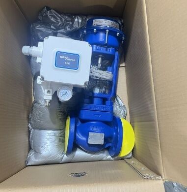 Katup Kontrol Pneumatik Kompetitif dan Regulator FISH-ER 67CFR dan Pengontrol Elektro-Pneumatik Spiraxsarco Control Valve Positioner EP6SLS1-A