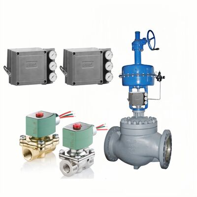 Emerson Fisher 3582 Positioner Katup Elektro Pneumatik Aksi Tunggal dengan Katup Solenoid ASCO