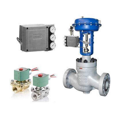 Emerson Fisher 3582 Positioner Katup Elektro Pneumatik Aksi Tunggal dengan Katup Solenoid ASCO