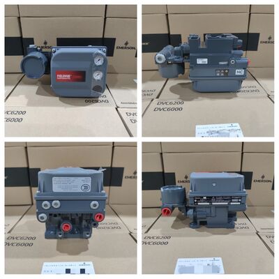 Stok Tersedia F-isher DVC6200 FIELDVUE Digital HART Valve Positioner 4-20mA Pengontrol Elektro Pneumatik untuk Aktuator Pneumatik