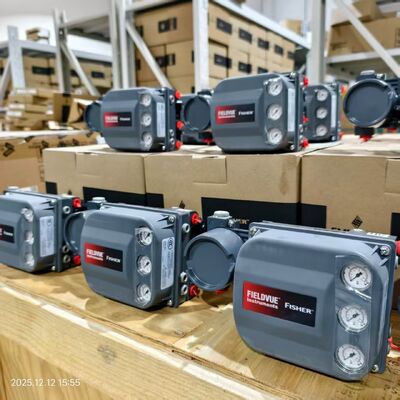 Stok Tersedia F-isher DVC6200 FIELDVUE Digital HART Valve Positioner 4-20mA Pengontrol Elektro Pneumatik untuk Aktuator Pneumatik