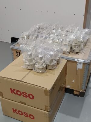 Katup Kunci Baja Pneumatik Kontrol Listrik CL-523H