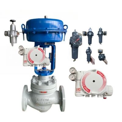 Flowserve 3200MD Digital HART Diagnostics Pneumatic Actuator Process Control Valve Positioner