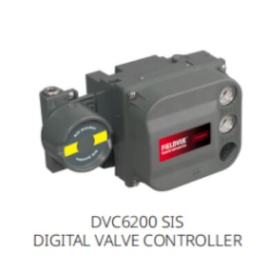 FiSher 2052 Spring dan Diaphragm Rotary Actuator dengan DVC6200 Positioner untuk Gas Minyak