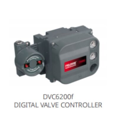 FiSher 2052 Spring dan Diaphragm Rotary Actuator dengan DVC6200 Positioner untuk Gas Minyak