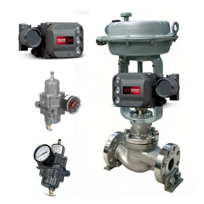 Emerson Fisher DVC6200 Pneumatic Valve Positioner dengan regulator filter 67CFR Featuring HART Communication Protocol IP66 Protection and Non-Contact Position Feedback