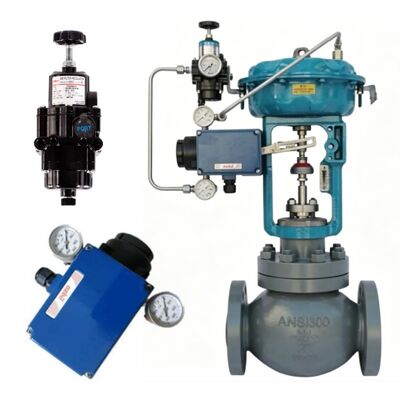 Katup Kontrol Dudukan Tunggal Wuzhong Quick Change ATS APS dengan AZBIL AVP300 Positioner Rotork YT200 Regulator