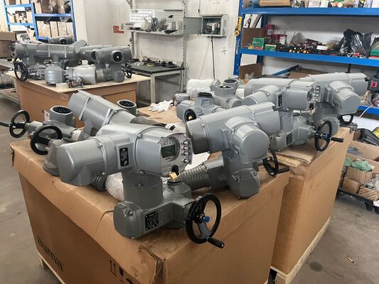 Produsen Katup Bola Kupu-kupu Kontrol Listrik dengan Aktuator Listrik Seri AUMA SA SAR SQ SQR