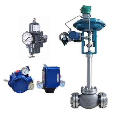 Wuzhong Cryogenic Regulating Valve ALS ALC Series Azbil Avp200 Positioner for Lng and Low Temp Systems