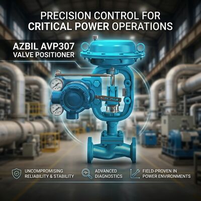 Azbil AVP300 Series Smart Valve Positioner dengan Komunikasi HART 4-20 mA Sinyal Masuk dan Kemampuan Pengaturan Otomatis