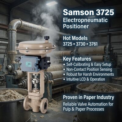 Brand New Original Jerman Samson 3725 Electropneumatic Valve Positioner Single-acting Samson 3725 3730-3 3731