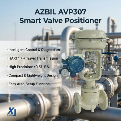 Azbil AVP307 HART Digital Electro Pneumatic Control Valve Valve Positioner Pilot Valve Filter Udara Regulator