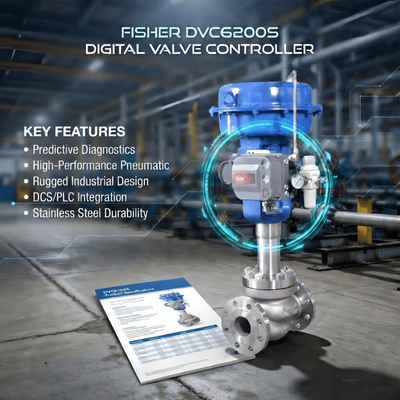 ASCO Baru Katup Solenoid Industri 2 Arah F-isher FIELDVUE DVC6200 Kontrol Pengatur Posisi Katup Digital Pengatur Posisi Katup Pintar HART