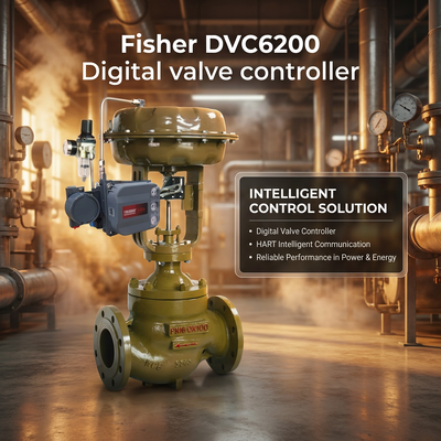 F-isher DVC6200 Digital Valve Positioner FIELDVUE HART Smart Valve Positioner Control with ASCO 2 Way Solenoid Valve