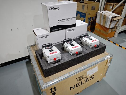 High Precision Flowserve Logix 3800 3800E Digital Valve Positioner Bagian-bagian Valve Kontrol yang dapat diandalkan