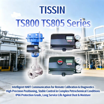 OEM baru Tissin TS800 TS805 Seri Smart Valve Positioner HART Digital Control Valve Positioner