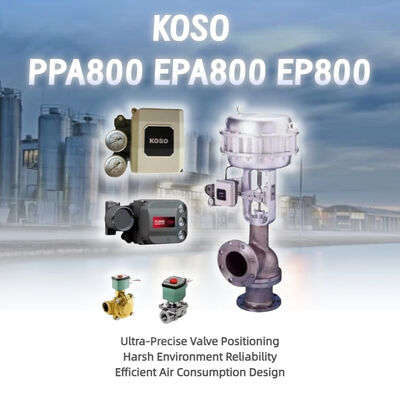 Jual Panas Asli OEM KOSO Presisi Tinggi Elektro Pneumatik Smart Valve Positioner PPA800 EPA800 EP800