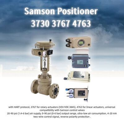 Brand New Digital Elektro-pneumatik Proof Ledakan Samson Positioner 3730 3767 4763 Cina katup pneumatik