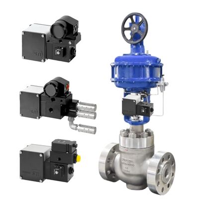 IMI STI SA CL Electro Pneumatic Positioner 4 20mA Sinyal Prinsip kekuatan seimbang untuk kondisi yang keras