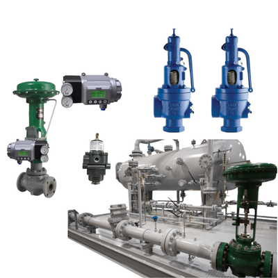 New Pneumatic Control Valve Fish-er Valve dan Positioner SVI3 dan andal SG besi Body Spirax Sarco SV60 Safety Valve dalam stok