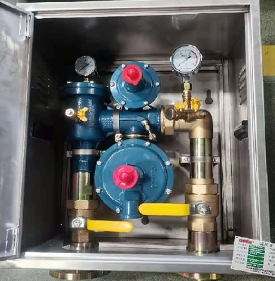 Kabinet Pengatur Tekanan Filter Gas China Chunhui Kontrol OEM Pengatur Kontrol Gas Alam Tingkat Bangunan