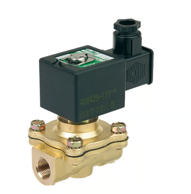 ASCO 210 Series 2 Way Brass Solenoid Valve Pilot Dioperasikan Secara Normal Ditutup Air Air Gas Fluid Control