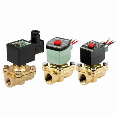 ASCO 210 Series 2 Way Brass Solenoid Valve Pilot Dioperasikan Secara Normal Ditutup Air Air Gas Fluid Control