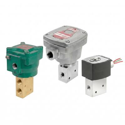 ASCO 8327 Seri 3 Arah 2 Posisi Katup Solenoid Aktuator Pneumatik Kontrol Aliran Tinggi Kerja Langsung