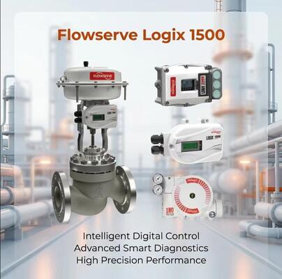 Flowserve Logix 1500 Intelligent HART Protocol Digital Valve Positioner Kontrol Aliran Industri Kimia Minyak