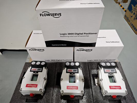 High Precision Flowserve Logix 3800 3800E Digital Valve Positioner Bagian-bagian Valve Kontrol yang dapat diandalkan