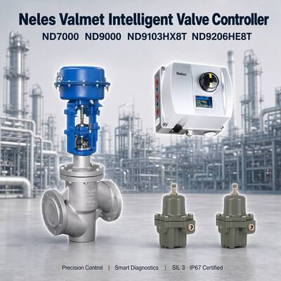 Merek Baru Neles Valmet Me Tso ND7000 ND9000 ND9103HX8T ND9206HE8T Pneumatic Smart Digital Valve Controller Positioner