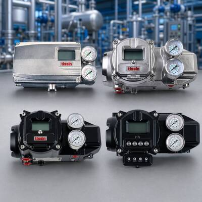 TISSIN TS805 TS905 Smart Valve Positioner HART STS316 IP66 Aktuator Putar Linier Tahan Ledakan