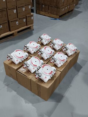 High Precision Flowserve Logix 3800 3800E Digital Valve Positioner Bagian-bagian Valve Kontrol yang dapat diandalkan
