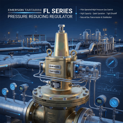 Emer-son Tartarini FL Series Gas Pressure Control Pilot Valve LPG LNG Gas Pressure Reducer Regulator