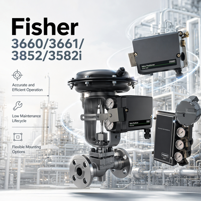 Original In-Stock F-isher 3660/3661/3852/3582i Ball Gas OEM Electro-Pneumatic Valve Positioner