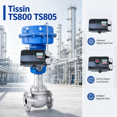 Tissin TS800 Seri TS805 Smart Valve Positioner HART Digital Control Valve Positioner