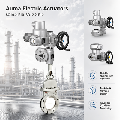 Aktuator Elektrik Auma Industri Performa Tinggi SQ10.2-F10 SQ12.2-F12 Pengganti Universal