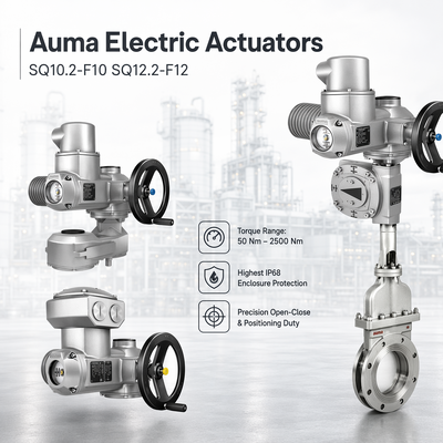 Auma Electric Actuators SQ10.2-F10 SQ12.2-F12 Pengganti Universal Baru