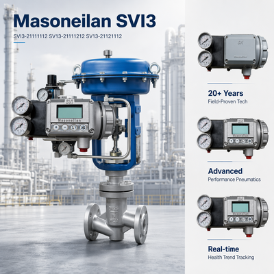 Masoneilan SVI3 Digital Valve Positioner SVI3-21111112 SV13-21111212 SV13-21121112 Pemasok Stok Pengiriman Harga