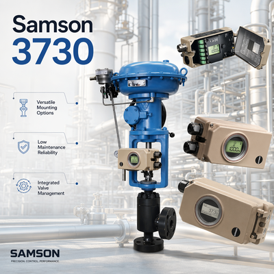 Samson 3730 Smart Valve Positioner HART Digital Pneumatic Actuator Controller Steel Ball/Globe Sistem Pengolahan Air Minyak Gas