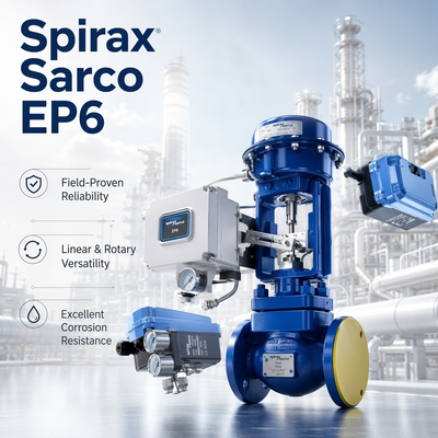Bagian pengganti Spirax Sarco EP6 Positioner Elektropneumatik Kompatibel Aktuator Berbagai Merek