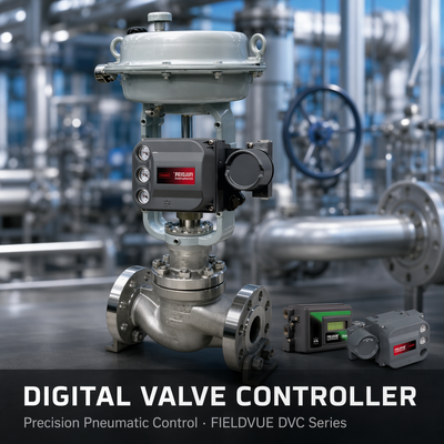 E merson Fi sher FIELDVUE DVC6200 Posisioner Katup Digital Asli Stok Distributor Resmi