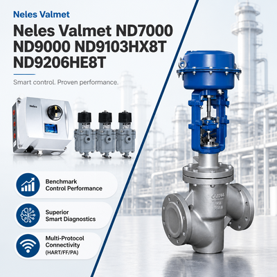 Pemosisian Katup Digital Pneumatik Cerdas Neles Valmet ND7000 ND9000 ND9103HX8T ND9206HE8T Pengontrol untuk Industri Petrokimia Minyak dan Gas